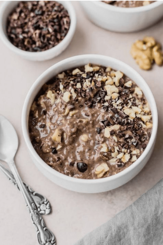 Walnut Brownie Overnight Oats Jillian Michaels